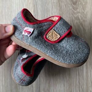 See Kai Run Gray and Red Kids Sneakers